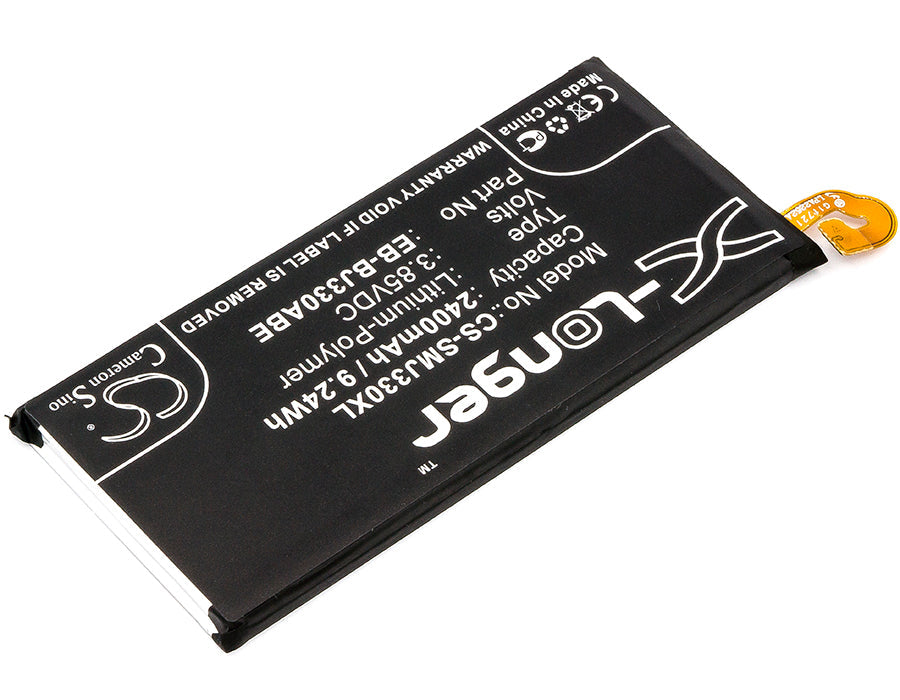 Replacement Battery for Samsung  Galaxy J3 2017 – Mobile, SmartPhone – 2400mAh / 9.24Wh / 3.85V
