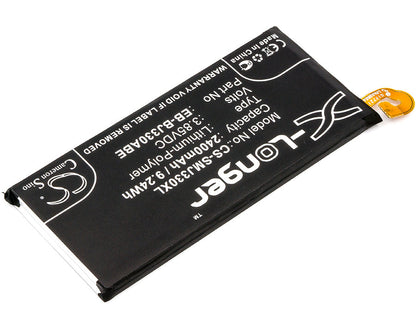 Replacement Battery for Samsung  Galaxy J3 2017 – Mobile, SmartPhone – 2400mAh / 9.24Wh / 3.85V