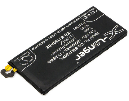 Replacement Battery for Samsung  Galaxy J7 2017 – Mobile, SmartPhone – 3600mAh / 13.86Wh / 3.85V