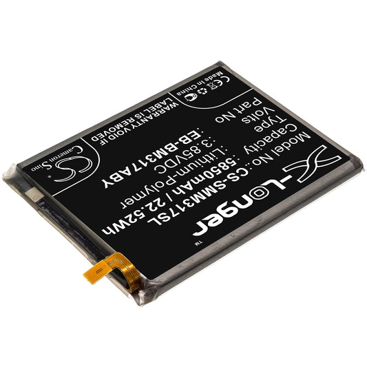 Replacement Battery for Samsung  Galaxy M31 – Mobile, SmartPhone – 5850mAh / 22.52Wh / 3.85V