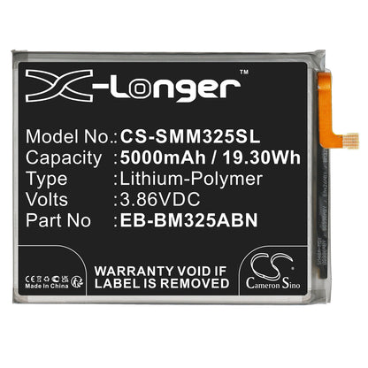 Replacement Battery for Samsung  Galaxy M32 – Mobile, SmartPhone – 5000mAh / 19.30Wh / 3.86V