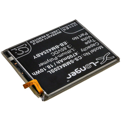 Replacement Battery for Samsung  Galaxy M42 – Mobile, SmartPhone – 4700mAh / 18.10Wh / 3.85V