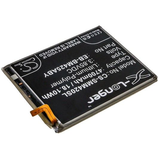 Replacement Battery for Samsung  Galaxy M42 – Mobile, SmartPhone – 4700mAh / 18.10Wh / 3.85V