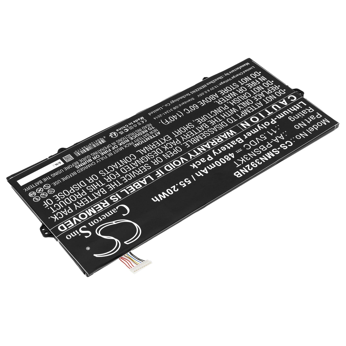 Replacement Battery for Samsung  730MBE – Notebook, Laptop – 4800mAh / 55.20Wh / 11.5V