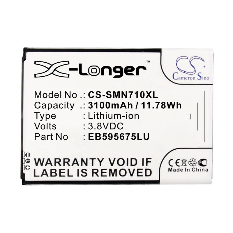 Replacement Battery for Samsung  Galaxy Note 2 – Mobile, SmartPhone – 3100mAh / 11.78Wh / 3.8V