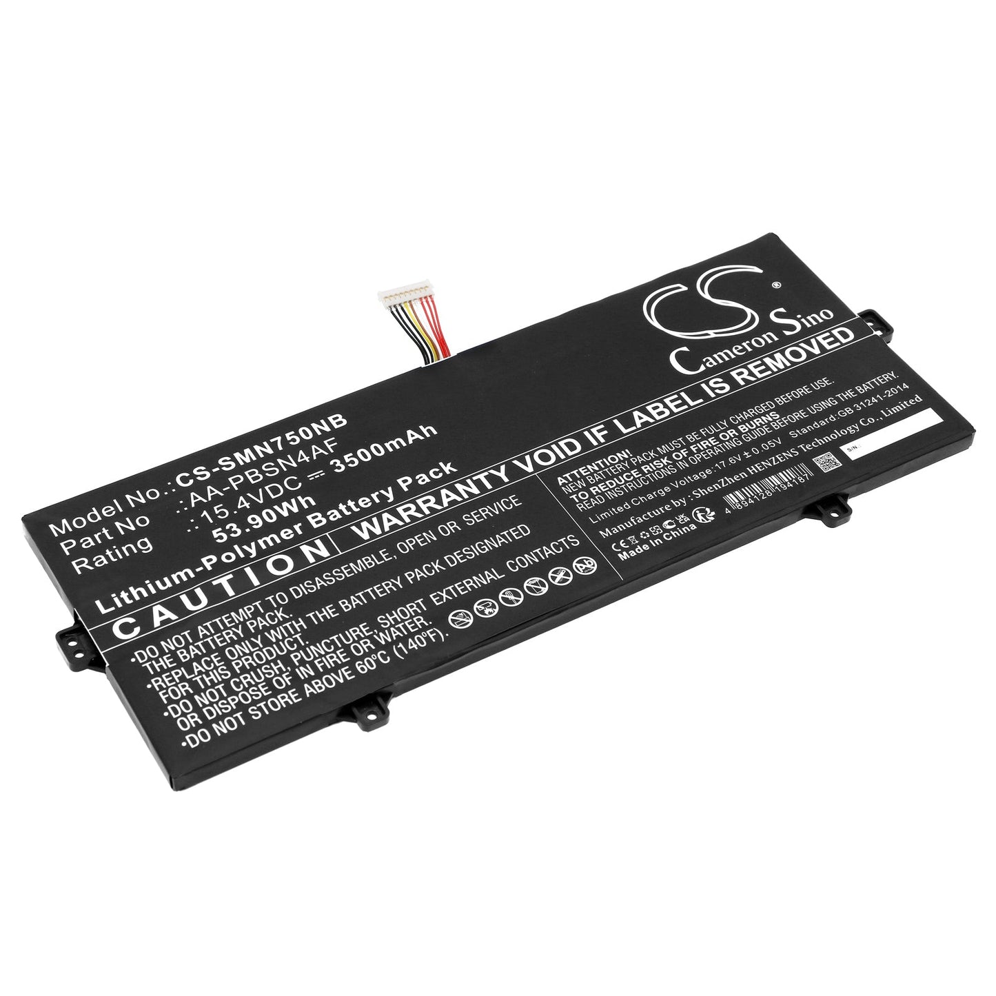 Replacement Battery for Samsung  Galaxy Book Flex Alpha NP730QC – Notebook, Laptop – 3500mAh / 53.90Wh / 15.4V