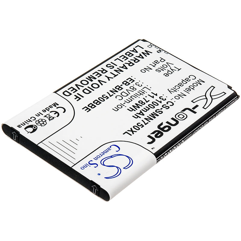 Replacement Battery for Samsung  Galaxy Note 3 Mini – Mobile, SmartPhone – 3100mAh / 11.78Wh / 3.8V