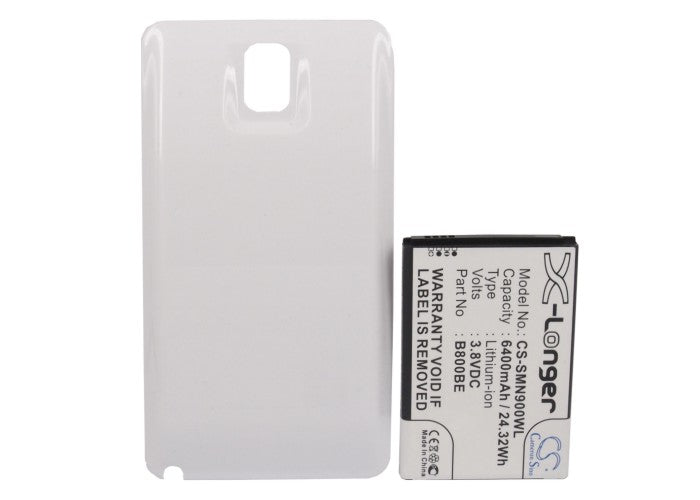 Replacement Battery for Samsung  Galaxy Note 3 – Mobile, SmartPhone – 6400mAh / 24.32Wh / 3.8V