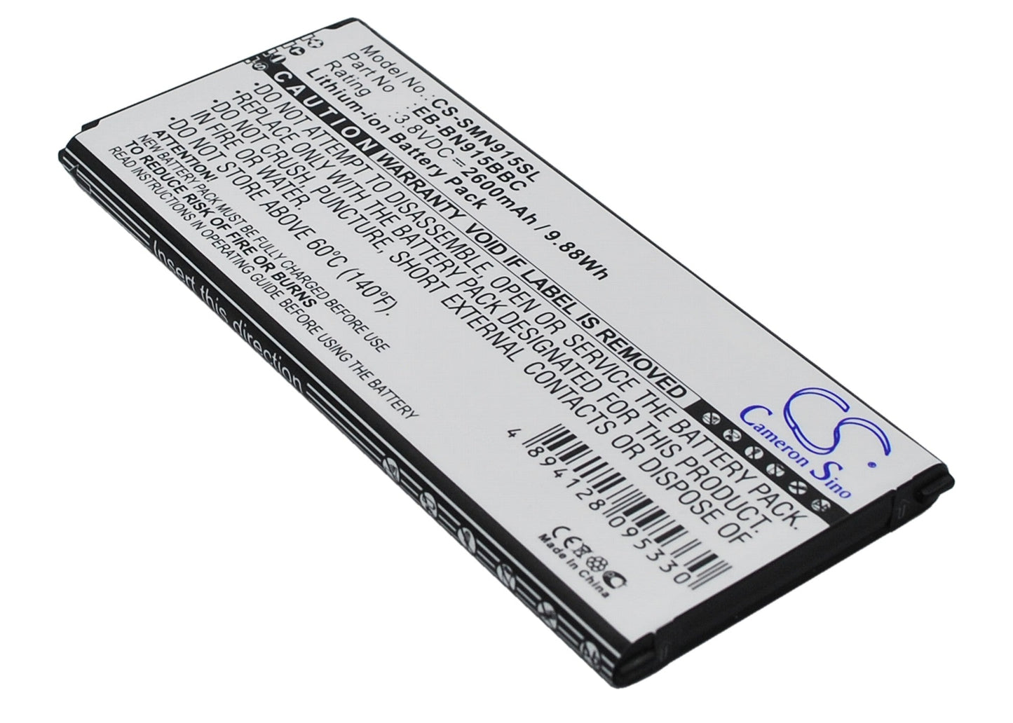 Replacement Battery for Samsung  Galaxy Note Edge – Mobile, SmartPhone – 2600mAh / 9.88Wh / 3.8V