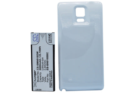 Replacement Battery for Samsung  Galaxy Note 4 ( China Mobile ) – Mobile, SmartPhone – 6000mAh / 23.10Wh / 3.85V