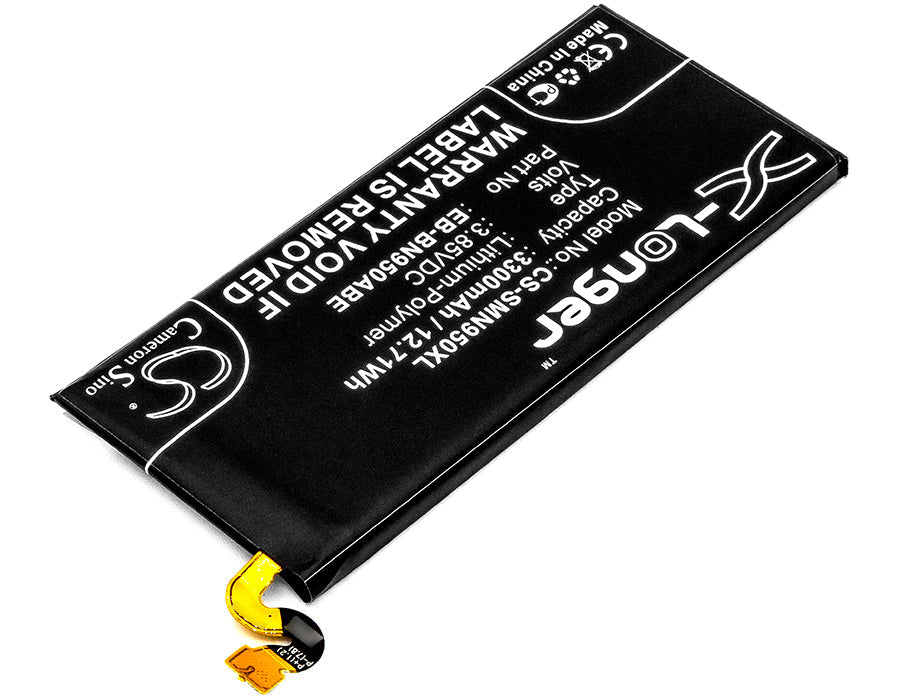 Replacement Battery for Samsung  Galaxy Note 8 – Mobile, SmartPhone – 3300mAh / 12.71Wh / 3.85V