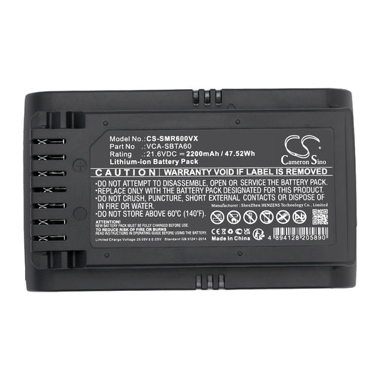 Replacement Battery for Samsung Jet 60, Jet 70, Jet 70 Light, – 1800mAh / 38.88Wh