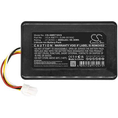 Replacement Battery for Samsung PowerBot R7040, SR10M701PUW, SR10M702PUW, – 4600mAh / 99.36Wh