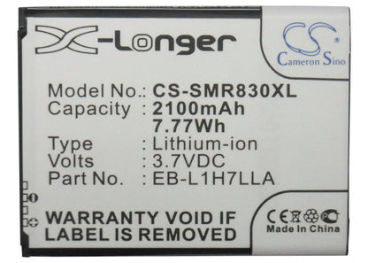 Replacement Battery for USCellular  Galaxy Axiom – Mobile, SmartPhone – 2100mAh/7.77Wh / 3.7V