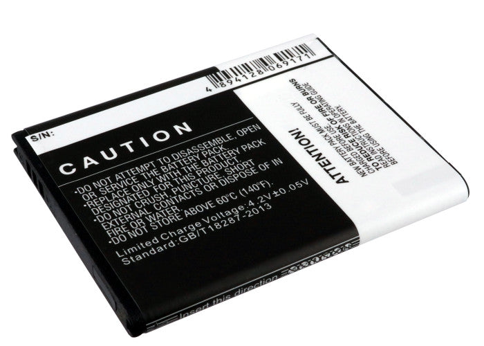 Replacement Battery for Samsung  Dart – Mobile, SmartPhone – 1300mAh / 4.81Wh / 3.7V