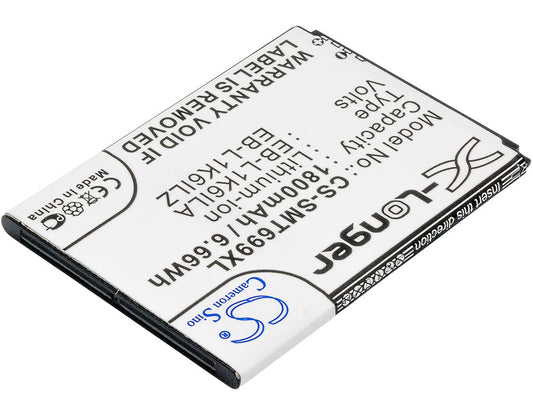 Replacement Battery for Verizon  Galaxy Stratosphere II – Mobile, SmartPhone – 1800mAh/6.66Wh / 3.7V