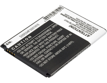 Replacement Battery for Verizon  Galaxy Stratosphere II – Mobile, SmartPhone – 1800mAh/6.66Wh / 3.7V