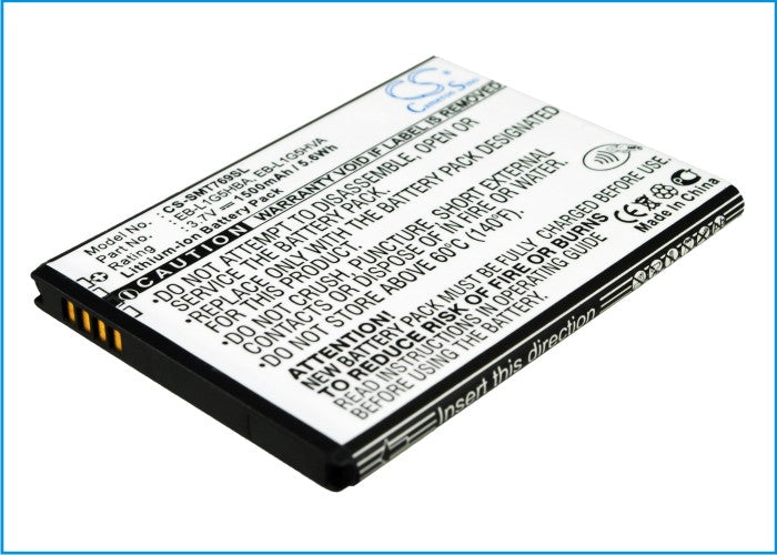 Replacement Battery for AT&T  Galaxy Exhilarate – Mobile, SmartPhone – 1500mAh/5.55Wh / 3.7V