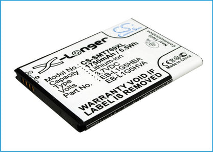 Replacement Battery for Samsung  Exhilarate – Mobile, SmartPhone – 1750mAh/6.5Wh / 3.7V
