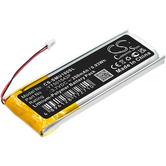 Replacement Battery for Sena  10U – Wireless Headset – 250mAh / 0.93Wh / 3.7V