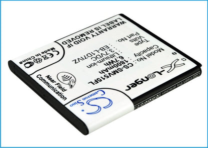 Replacement Battery for Verizon  Galaxy Nexus – Mobile, SmartPhone – 1800mAh/6.7Wh / 3.7V