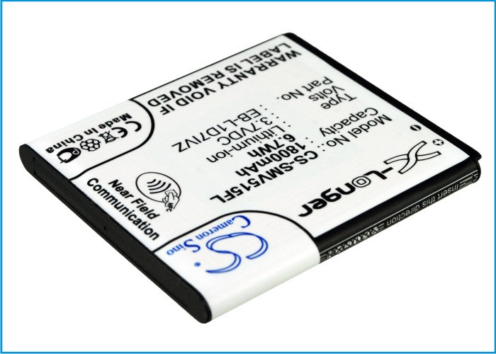 Replacement Battery for Samsung  SCH-I515 – Mobile, SmartPhone – 1800mAh/6.7Wh / 3.7V