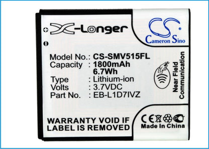 Replacement Battery for Verizon  Galaxy Nexus – Mobile, SmartPhone – 1800mAh/6.7Wh / 3.7V