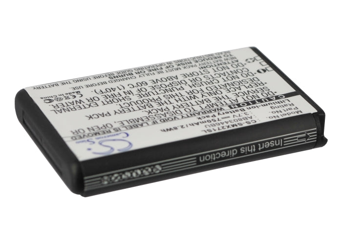 Replacement Battery for Samsung  B2710 Solid – Mobile, SmartPhone – 750mAh / 2.78Wh / 3.7V
