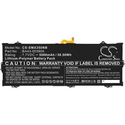 Replacement Battery for Samsung  Chromebook 15.6" – Notebook, Laptop – 5000mAh / 38.50Wh / 7.7V