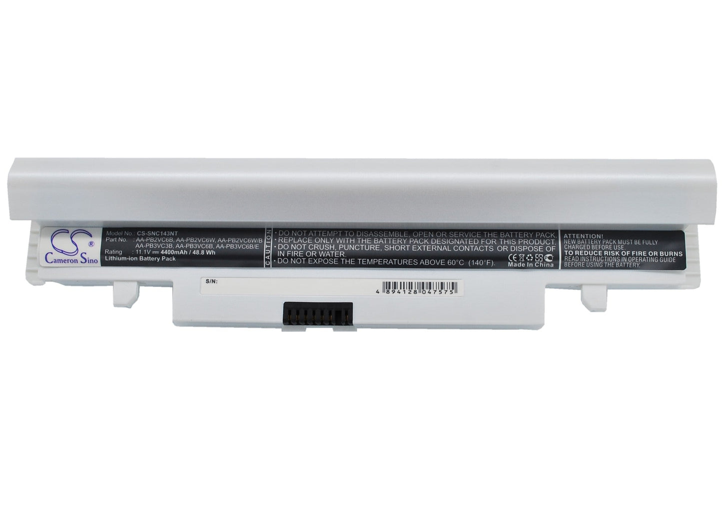 Replacement Battery for Samsung  NP-N143 – Notebook, Laptop – 4400mAh / 11.1V