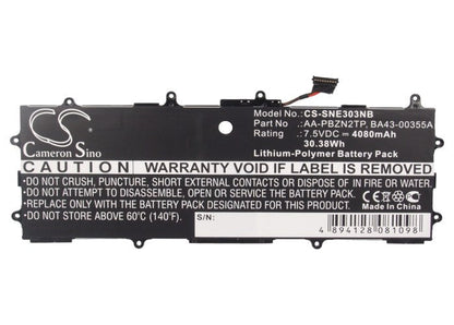 Replacement Battery for Samsung  303C – Notebook, Laptop – 4080mAh / 30.60Wh / 7.5V
