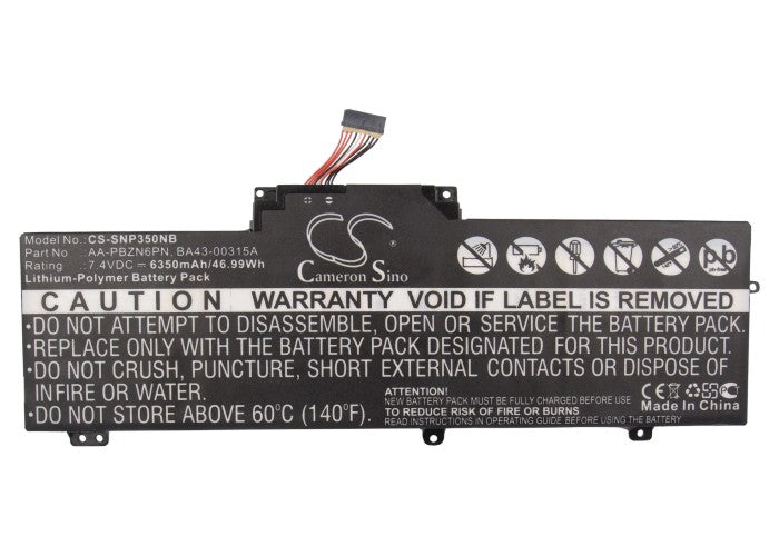 Replacement Battery for Samsung  NP350U2A – Notebook, Laptop – 6350mAh / 46.99Wh / 7.4V
