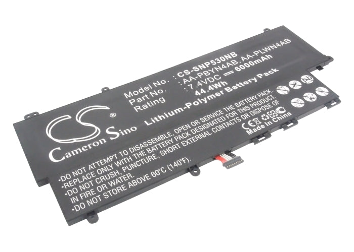 Replacement Battery for Samsung  530U3 – Notebook, Laptop – 6000mAh / 44.40Wh / 7.4V