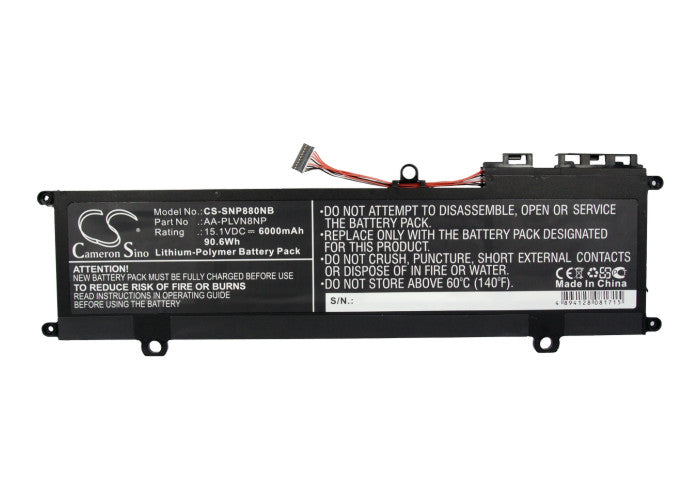 Replacement Battery for Samsung  780Z5E-S01 – Notebook, Laptop – 6000mAh / 90.60Wh / 15.1V