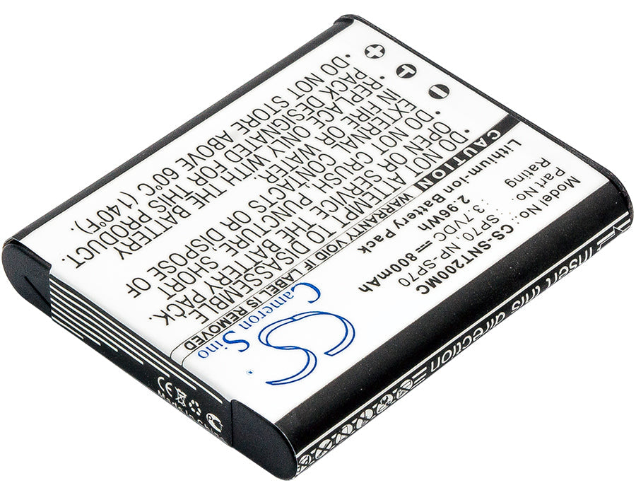 Replacement Battery for Sony  Bloggie Duo – Camera – 800mAh / 2.96Wh / 3.7V