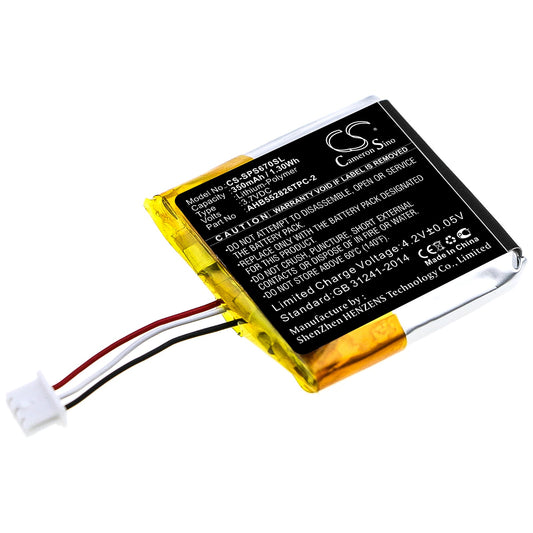 Replacement Battery for Sennheiser  GSP 350 – Wireless Headset – 350mAh / 1.30Wh / 3.7V