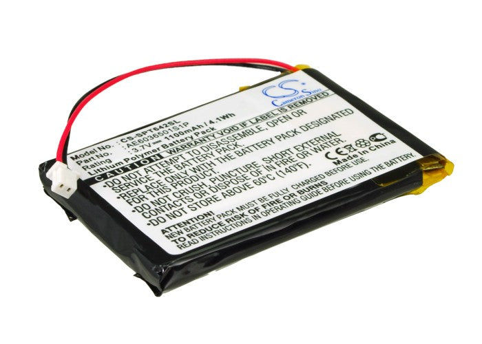 Replacement Battery for Spetrotec  4642-E434-V12 SEG/N – GPS, Navigator – 1100mAh / 3.7V