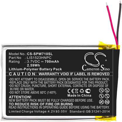Replacement Battery for Sony  CECHYA-0090 – Wireless Headset – 700mAh / 2.59Wh / 3.7V