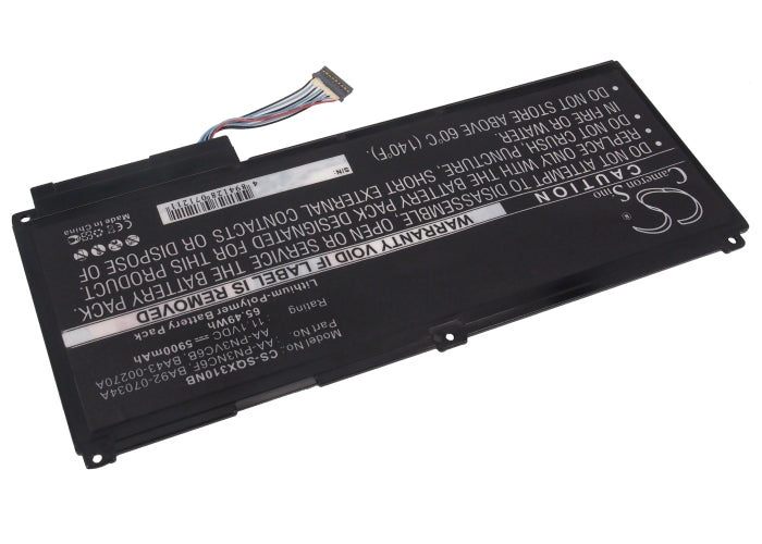 Replacement Battery for Samsung  NP-SF310 – Notebook, Laptop – 5900mAh / 65.49Wh / 11.1V