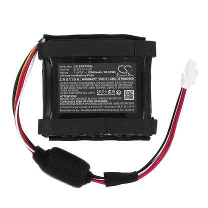 Replacement Battery for Sony  SRS-XP700 – Speaker – 12000mAh / 88.80Wh / 7.4V