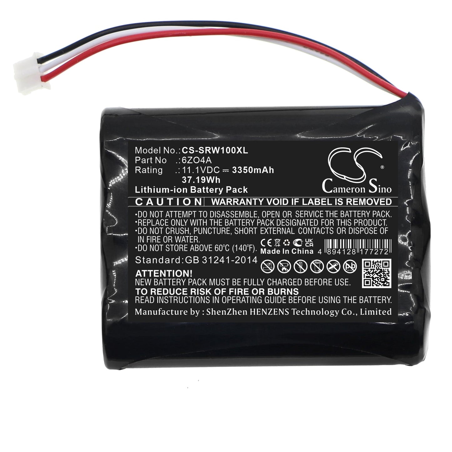 Replacement Battery for Sony  VGF-WA1 – Speaker – 3350mAh / 37.19Wh / 11.1V