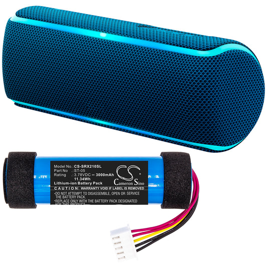 Replacement Battery for Sony  SRS-XB21 – 3000mAh / 11.34Wh