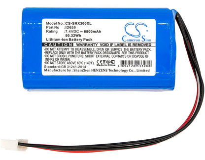 Replacement Battery for Sony  SRS-X30 – 6800mAh / 50.32Wh