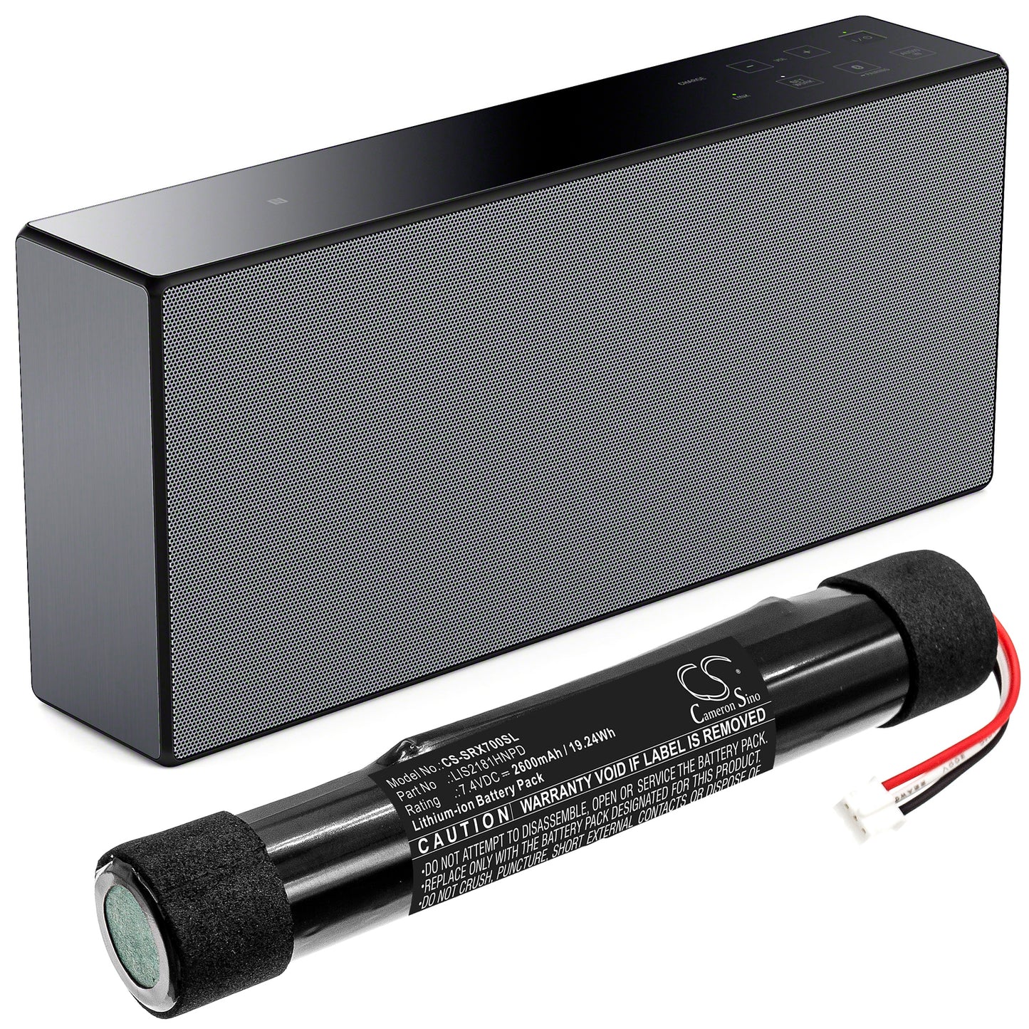 Replacement Battery for Sony  SRS-BTX300 – 2600mAh / 19.24Wh