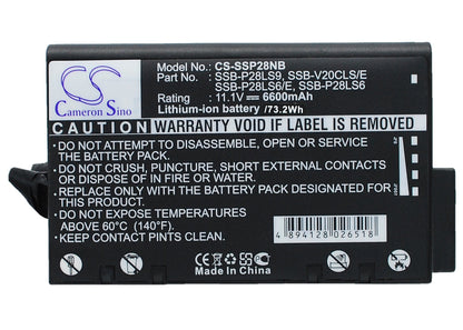 Replacement Battery for Samsung  P28 cXVM 340 – Notebook, Laptop – 6600mAh / 73.26Wh / 11.1V