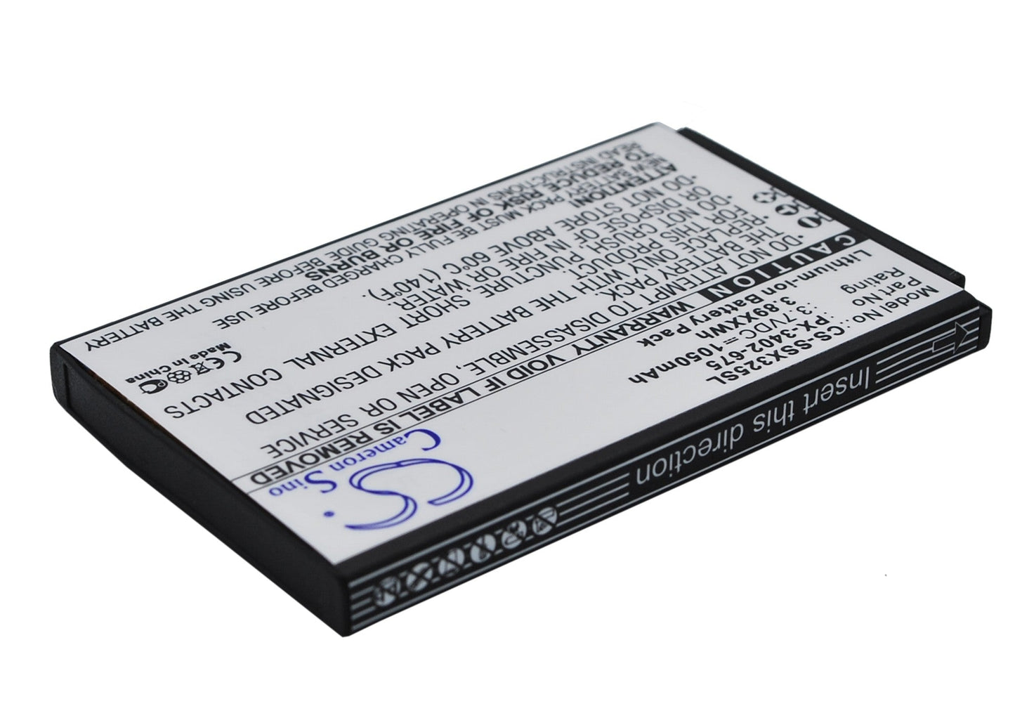 Replacement Battery for Simvalley  SX-325 – Mobile, SmartPhone – 1050mAh / 3.89Wh / 3.7V