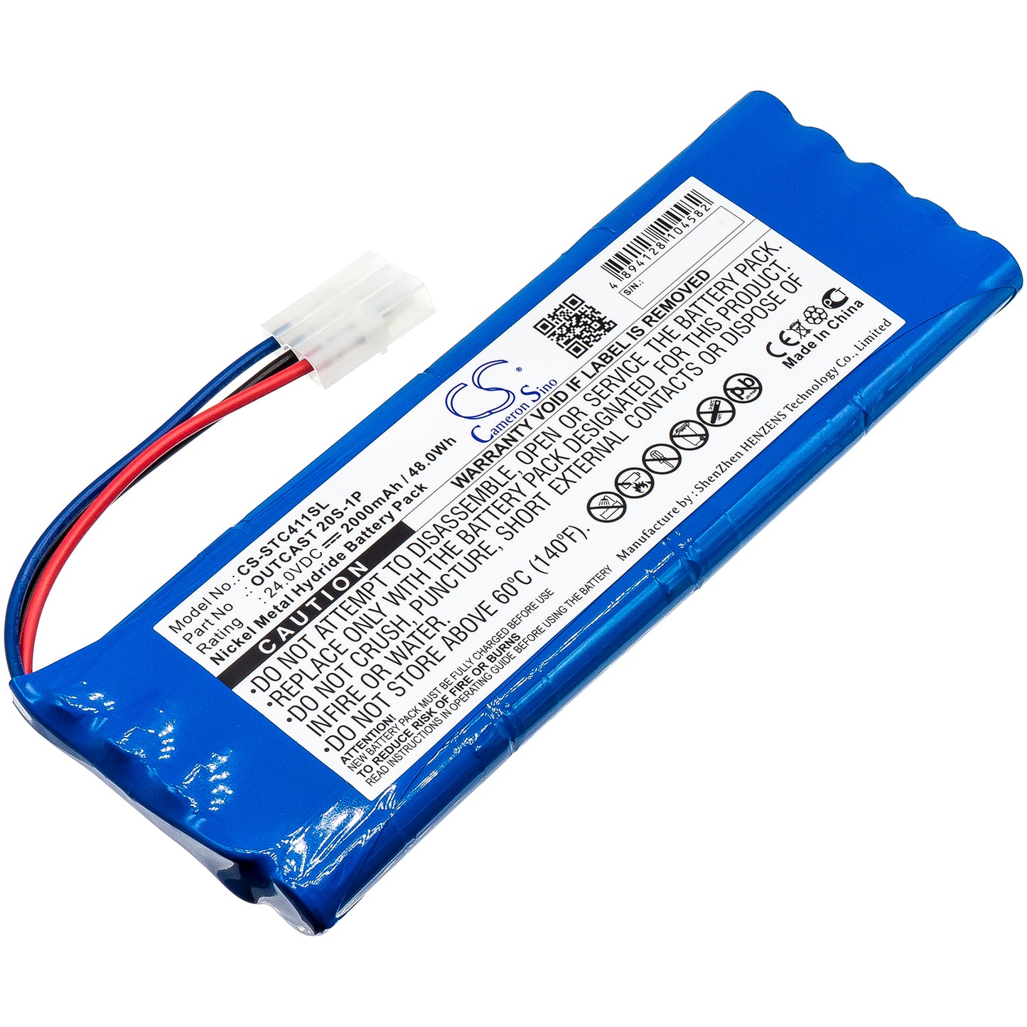 Replacement Battery for Soundcast  ICO410 – 2000mAh / 48.00Wh