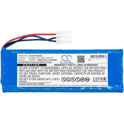 Replacement Battery for Soundcast  ICO420 – Speaker – 2000mAh / 48.00Wh / 24V