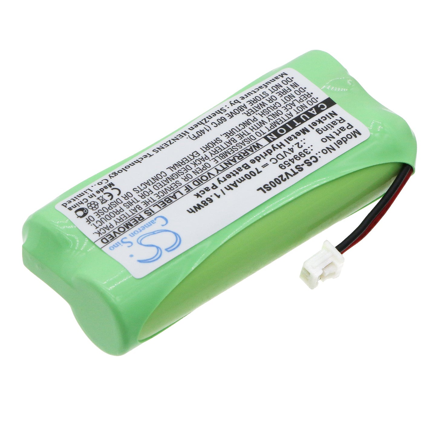 Replacement Battery for Stageclix  Jack V2 Transmitter – Wireless Headset – 700mAh / 1.68Wh / 2.4V