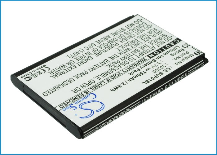 Replacement Battery for Callaway  uPro – GPS, Navigator – 750mAh / 3.7V